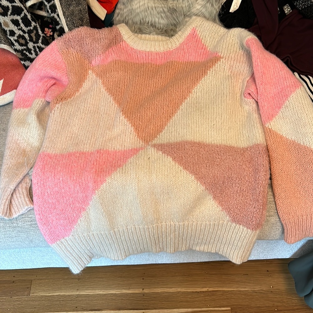 Jcrew pink medium sweater